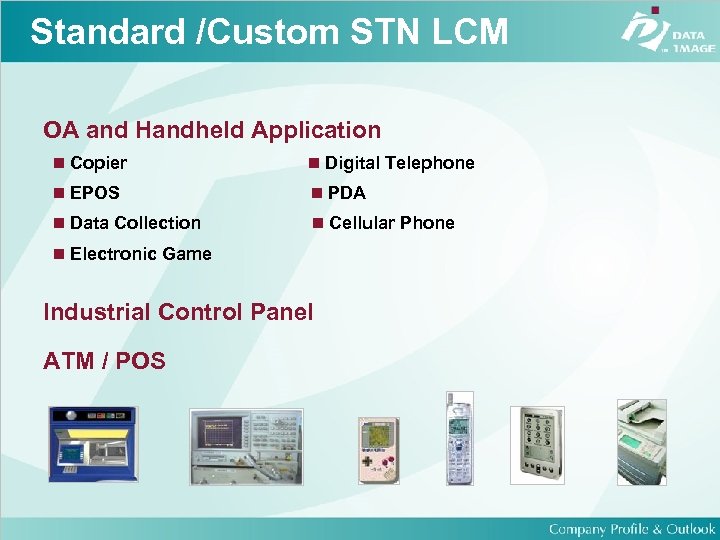 Standard /Custom STN LCM OA and Handheld Application Copier Digital Telephone EPOS PDA Data