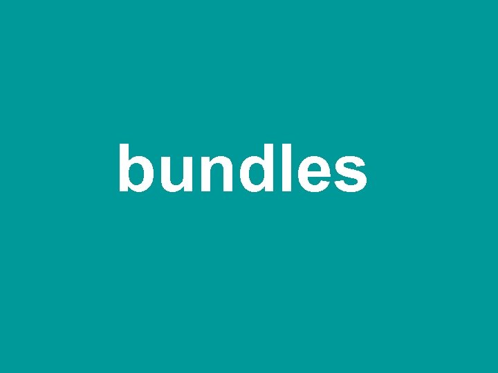 bundles 
