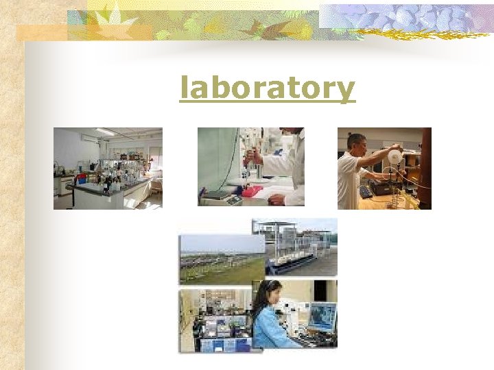 laboratory 