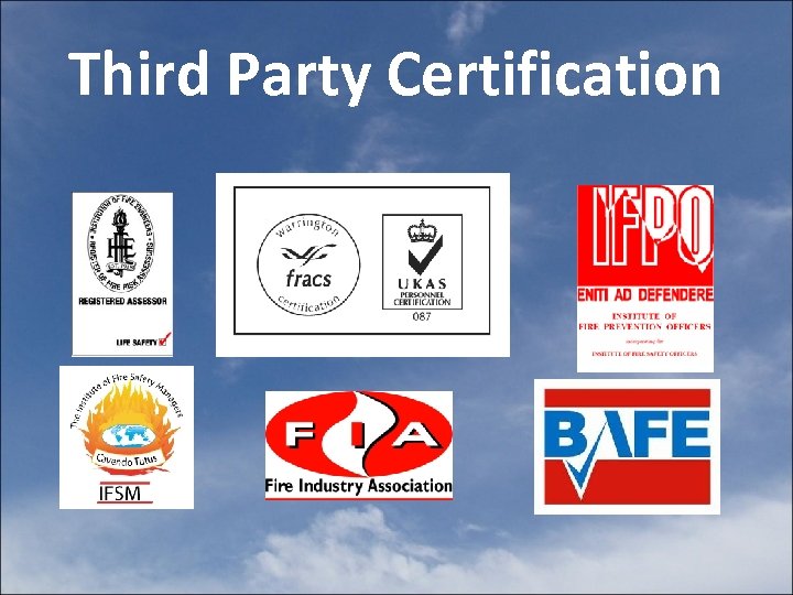 Third Party Certification 