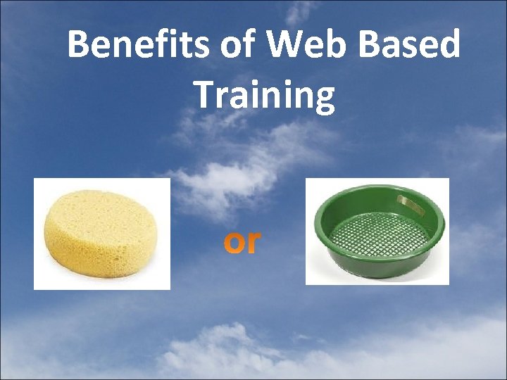 Benefits of Web Based Training 