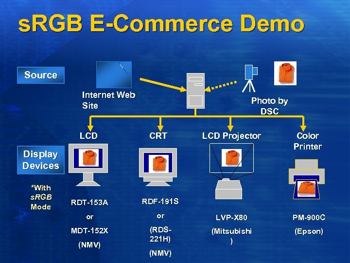 s. RGB E-Commerce Demo Source Internet Web Site Photo by DSC LCD CRT LCD