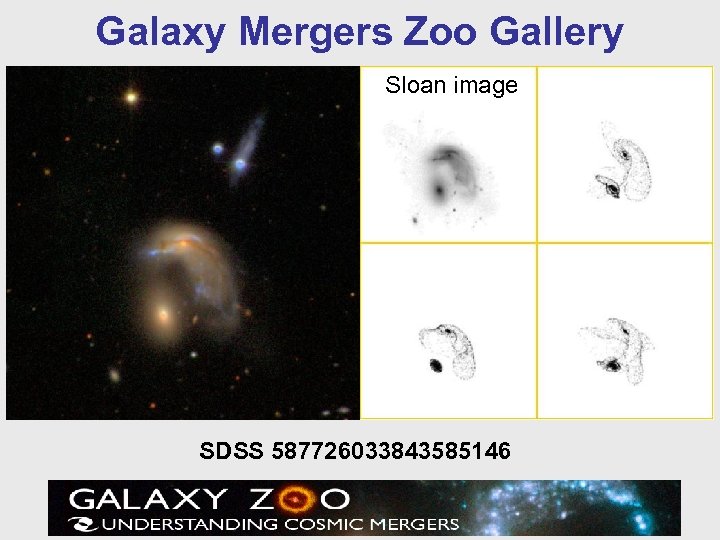 Galaxy Mergers Zoo Gallery Sloan image SDSS 587726033843585146 