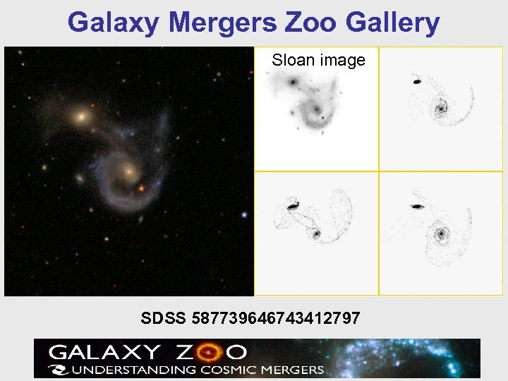 Galaxy Mergers Zoo Gallery Sloan image SDSS 587739646743412797 