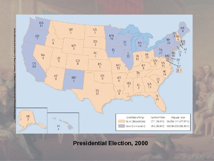 Presidential Election, 2000 © 2002 Wadsworth Group, a division of Thomson Learning, Inc. Thomson