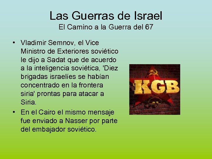 Las Guerras de Israel El Camino a la Guerra del 67 • Vladimir Semnov,