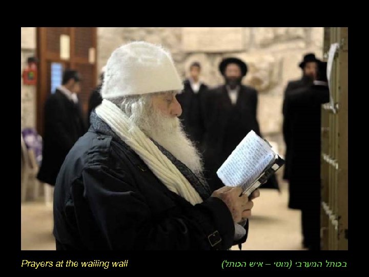 Prayers at the wailing wall ( בכותל המערבי )מוטי – איש הכותל 