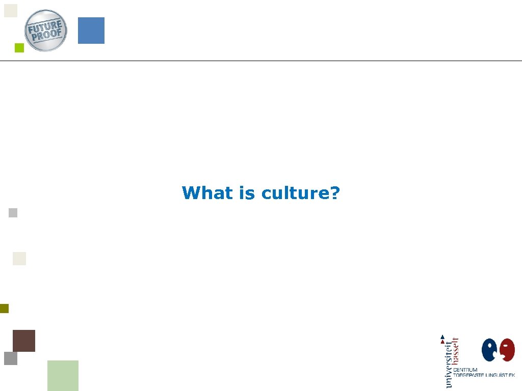 What is culture? 