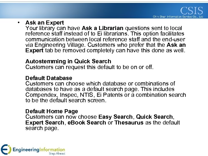  • Ask an Expert Your library can have Ask a Librarian questions sent