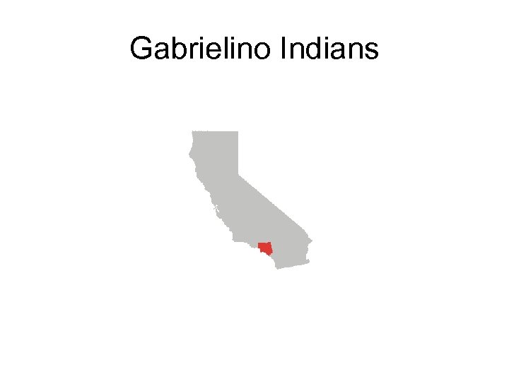 Gabrielino Indians 
