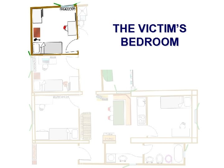 THE VICTIM’S BEDROOM 