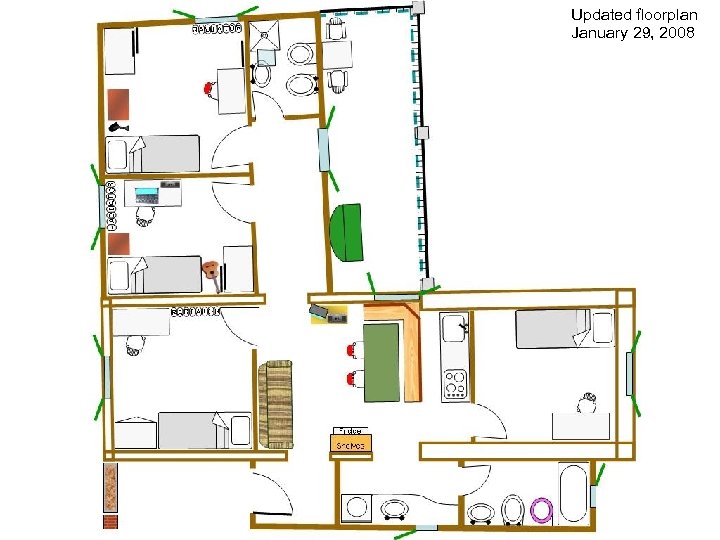 Updated floorplan January 29, 2008 