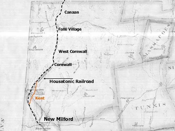 Canaan Falls Village West Cornwall Housatonic Railroad Kent New Milford 
