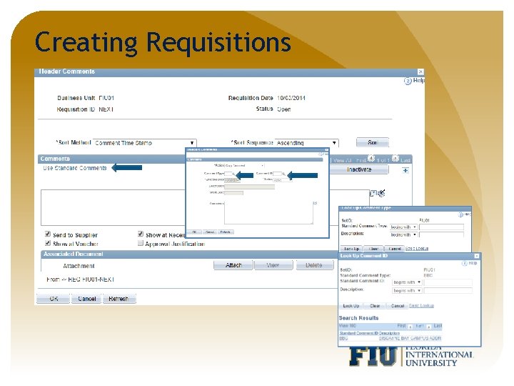 Creating Requisitions 