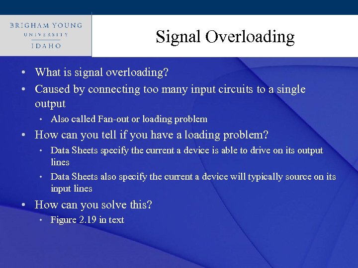Click. Signal Overloading style to edit Master title • What is signal overloading? •