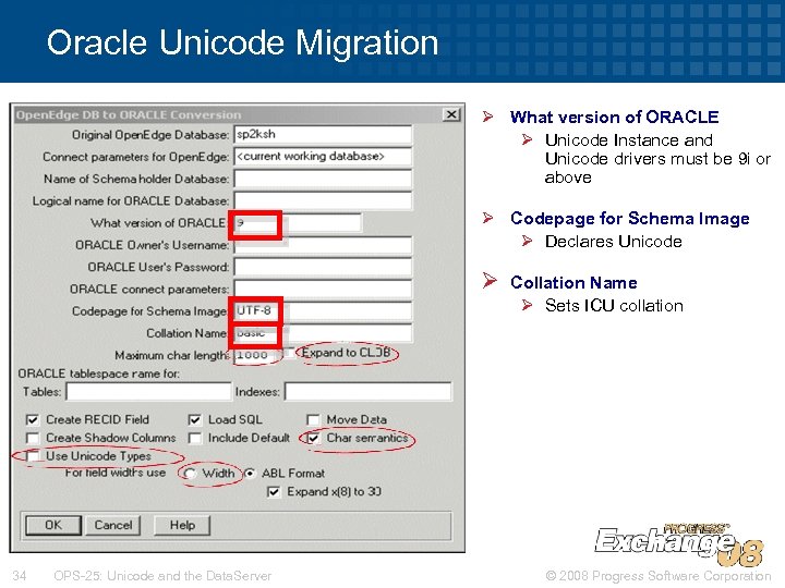 Oracle Unicode Migration Ø What version of ORACLE Ø Unicode Instance and Unicode drivers