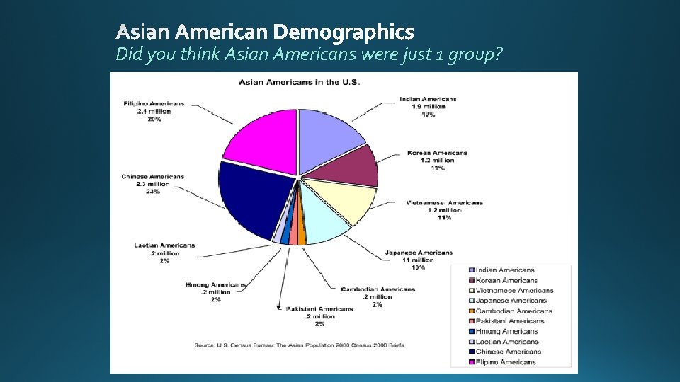 Did you think Asian Americans were just 1 group? 