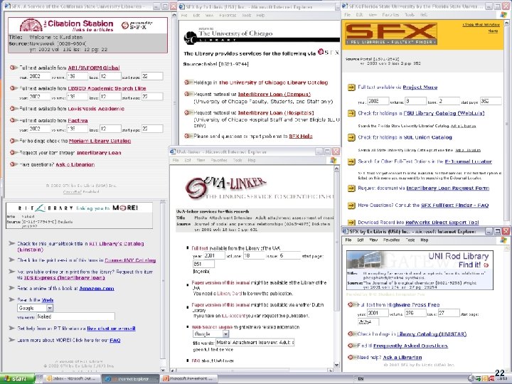 UKSG – SRM Seminar – Getting Technical! 22 