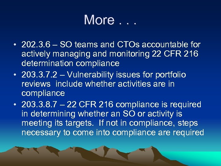 More. . . • 202. 3. 6 – SO teams and CTOs accountable for