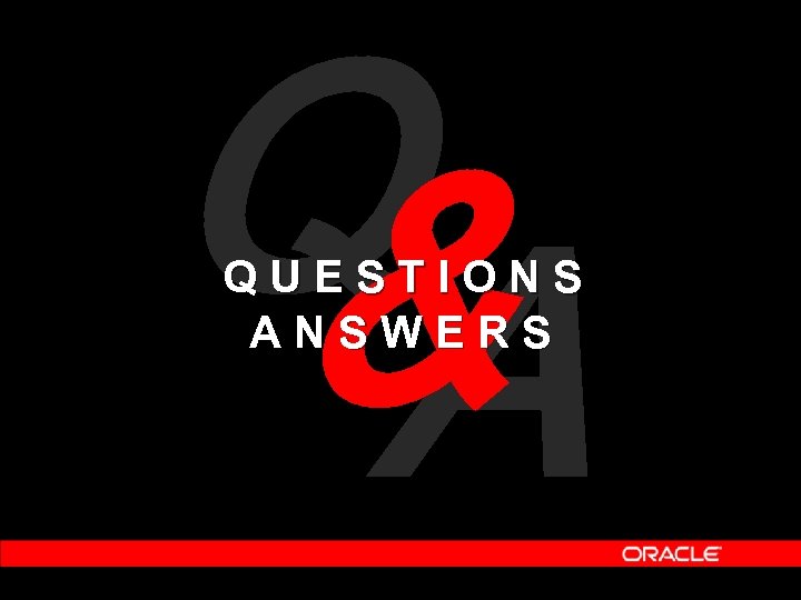 Q & A QUESTIONS ANSWERS 