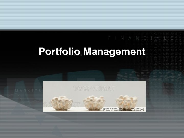 Portfolio Management 