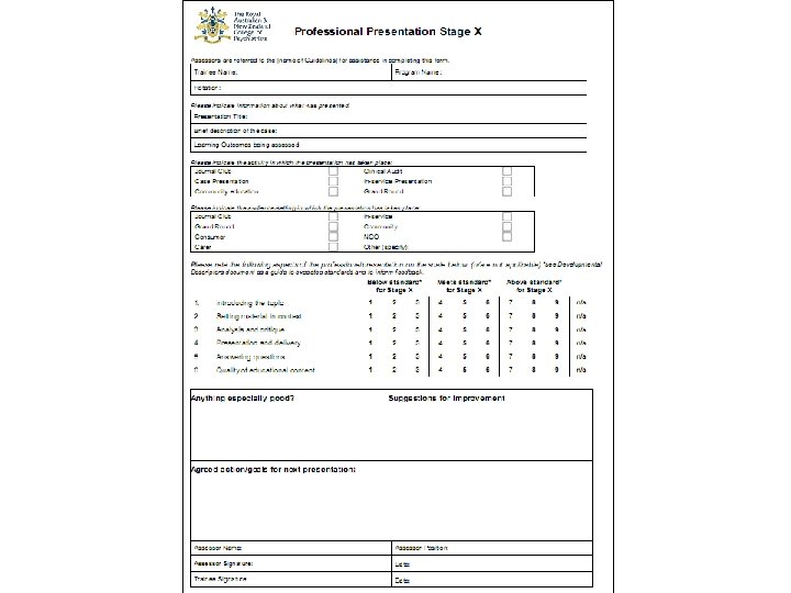 PROFESSIONAL PRESENTATION 