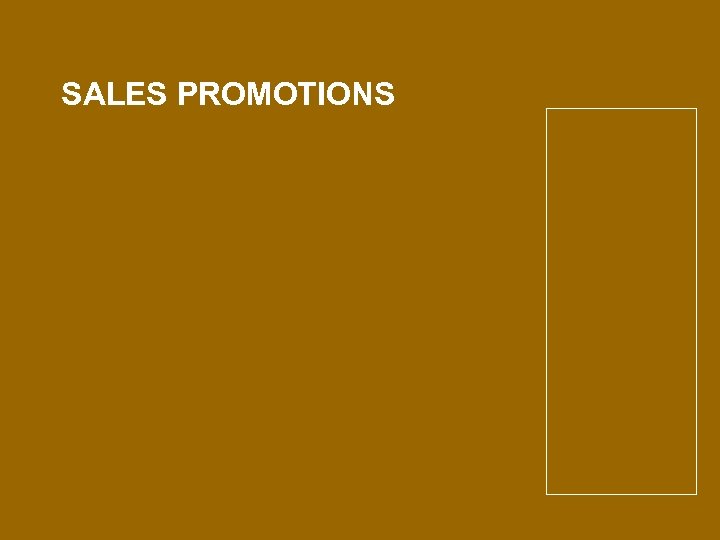 SALES PROMOTIONS 