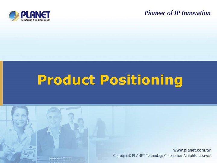 Product Positioning 
