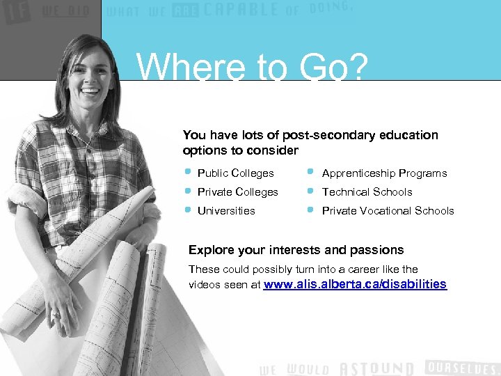 Where to Go? You have lots of post-secondary education options to consider Public Colleges