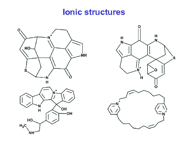 Ionic structures 