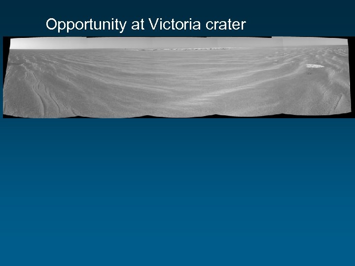 Opportunity at Victoria crater 