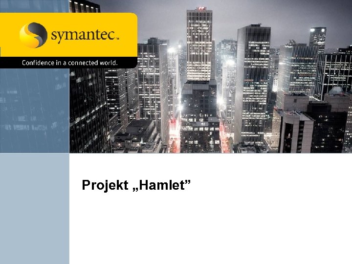 Projekt „Hamlet” 