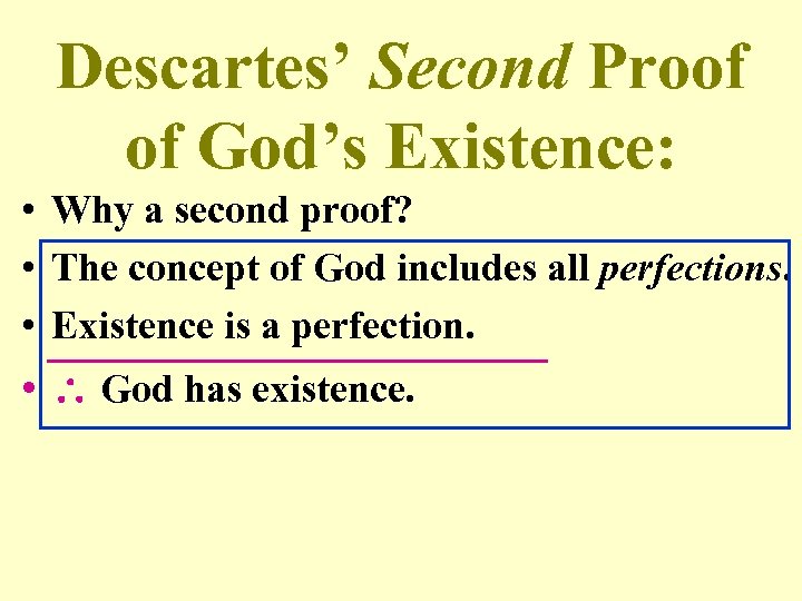 Descartes Meditations Descartes Structure of Belief