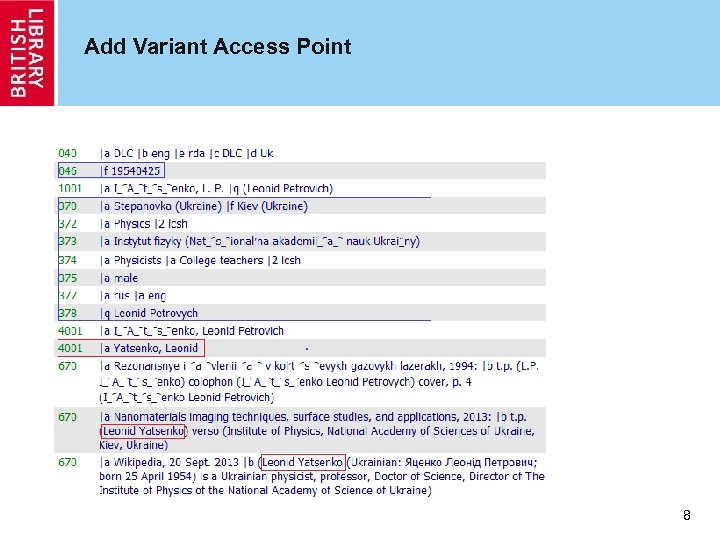 Add Variant Access Point 8 