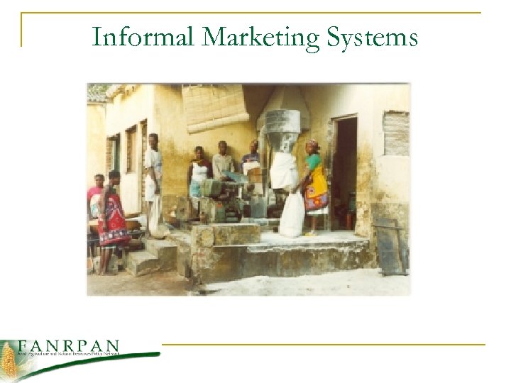 Informal Marketing Systems 