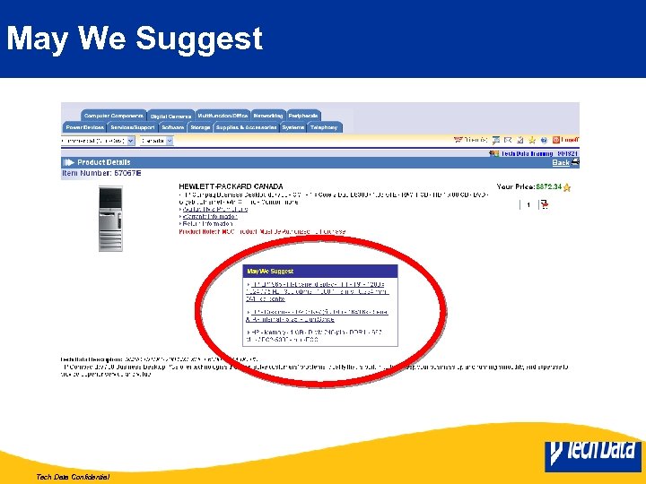 May We Suggest Tech Data Confidential 