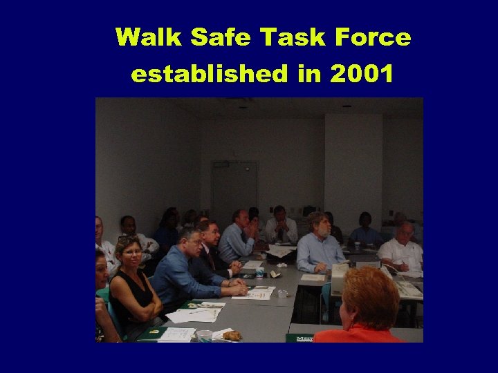 Walk Safe Task Force established in 2001 