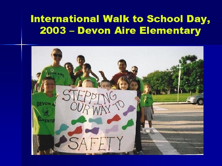 International Walk to School Day, 2003 – Devon Aire Elementary 