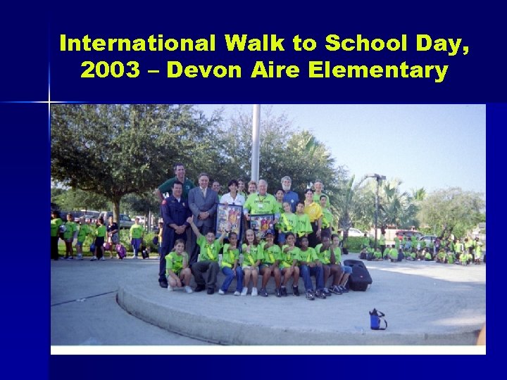 International Walk to School Day, 2003 – Devon Aire Elementary 