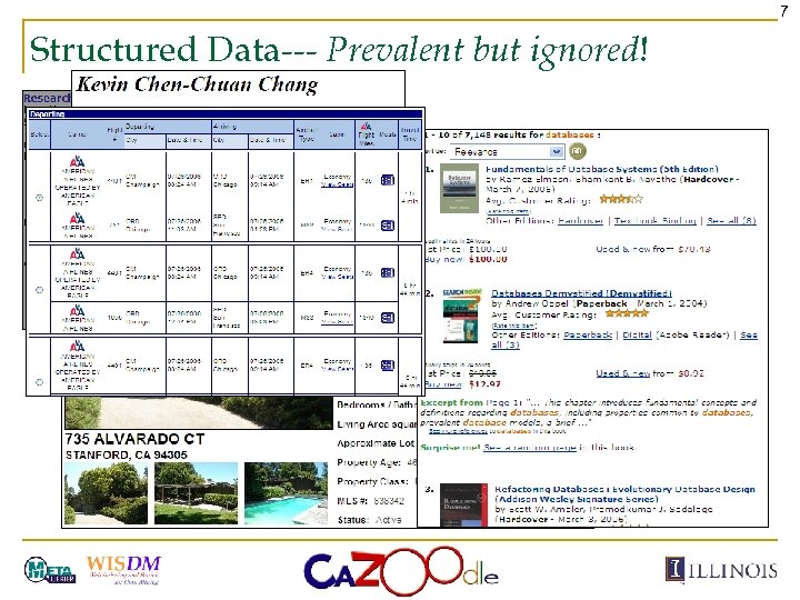 7 Structured Data--- Prevalent but ignored! 