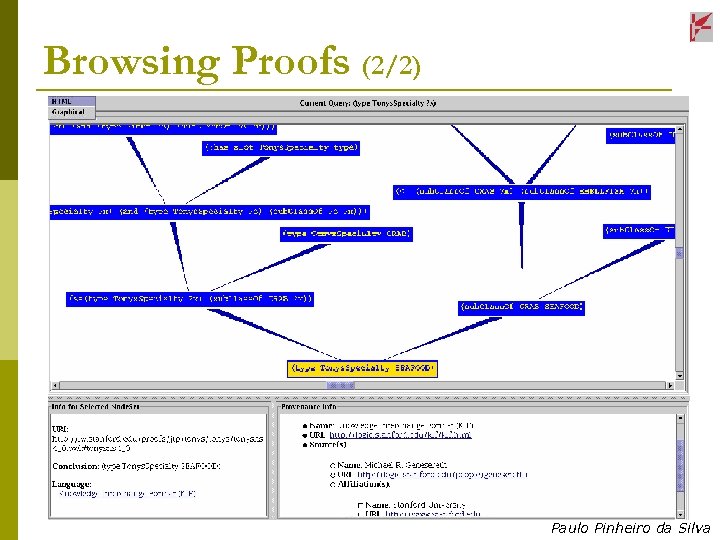 Browsing Proofs (2/2) Paulo Pinheiro da Silva 