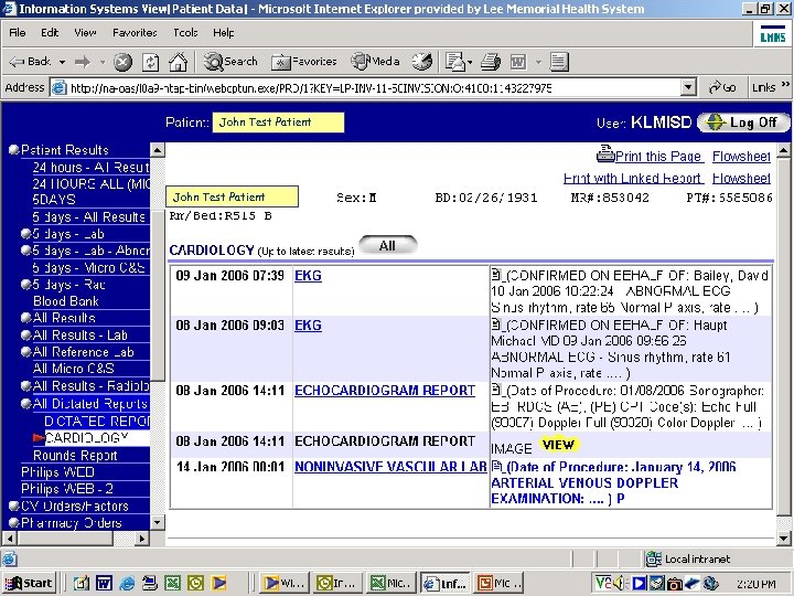 John Test Patient 52 