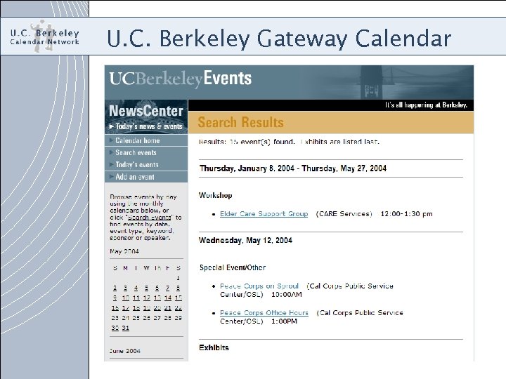 U C Berkeley Calendar Network v Final Masters