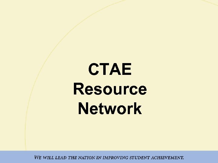 CTAE Resource Network 