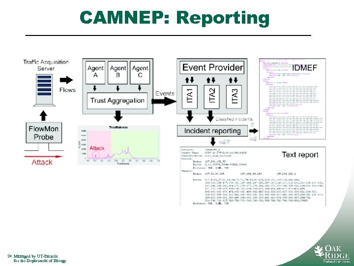 CAMNEP: Reporting 24 Managed by UT-Battelle for the Department of Energy 