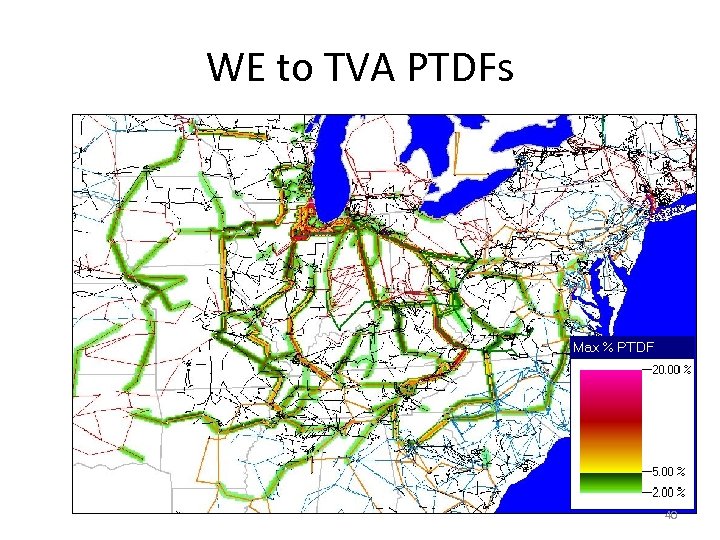WE to TVA PTDFs 40 