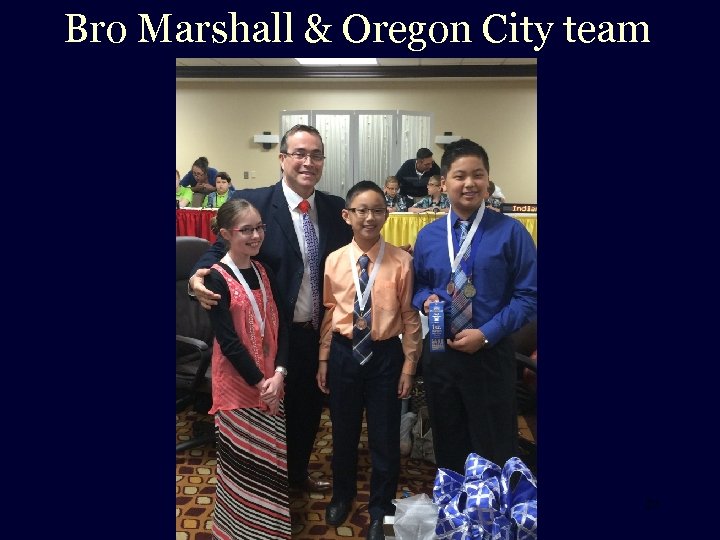 Bro Marshall & Oregon City team 27 