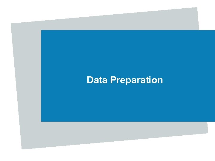 Data Preparation 