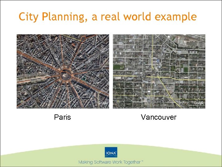 City Planning, a real world example Paris Vancouver 