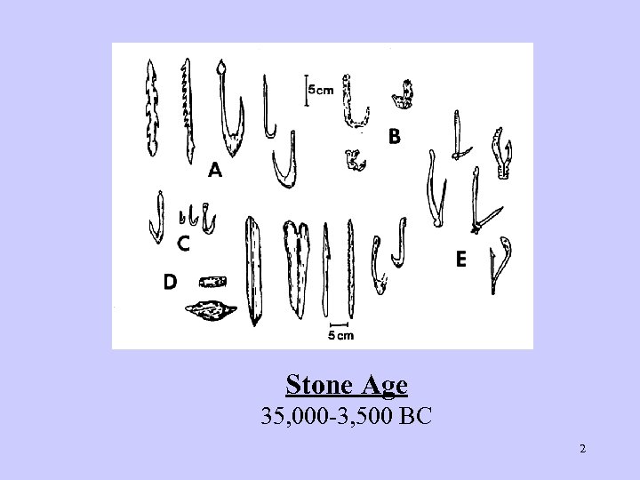 Stone Age 35, 000 -3, 500 BC 2 